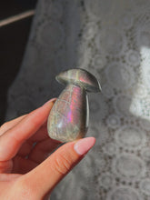 Load image into Gallery viewer, Labradorite mushroom
