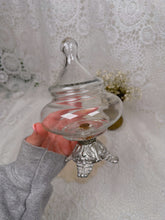 Load image into Gallery viewer, Vintage glass candy jar
