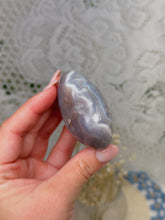 Load image into Gallery viewer, Druzy quartz &amp; agate heart
