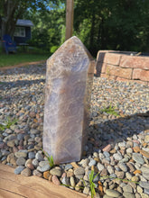 Load image into Gallery viewer, Blurple smoky statement rose quartz (over 24 pounds)
