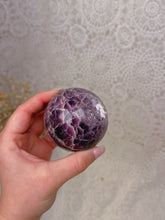 Load image into Gallery viewer, Gem AAA grade lepidolite sphere
