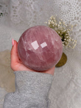 Load image into Gallery viewer, Rose quartz sphere
