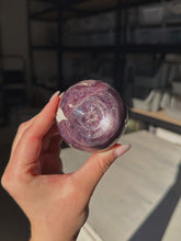 Load image into Gallery viewer, Gem AAA grade lepidolite sphere
