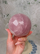 Load image into Gallery viewer, Rose quartz sphere
