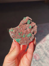 Load image into Gallery viewer, Rare druzy quartz with malachite
