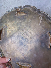Load image into Gallery viewer, Vintage silver tray
