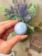 Load image into Gallery viewer, Blue lace agate sphere
