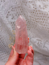 Load image into Gallery viewer, Rose quartz tower
