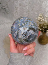 Load image into Gallery viewer, Ocean/sea jasper sphere
