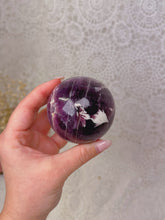 Load image into Gallery viewer, Gem AAA grade lepidolite sphere
