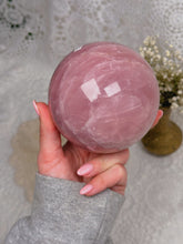 Load image into Gallery viewer, Rose quartz sphere
