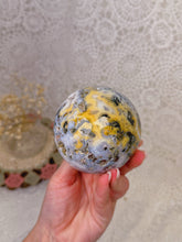 Load image into Gallery viewer, Ocean/sea jasper sphere
