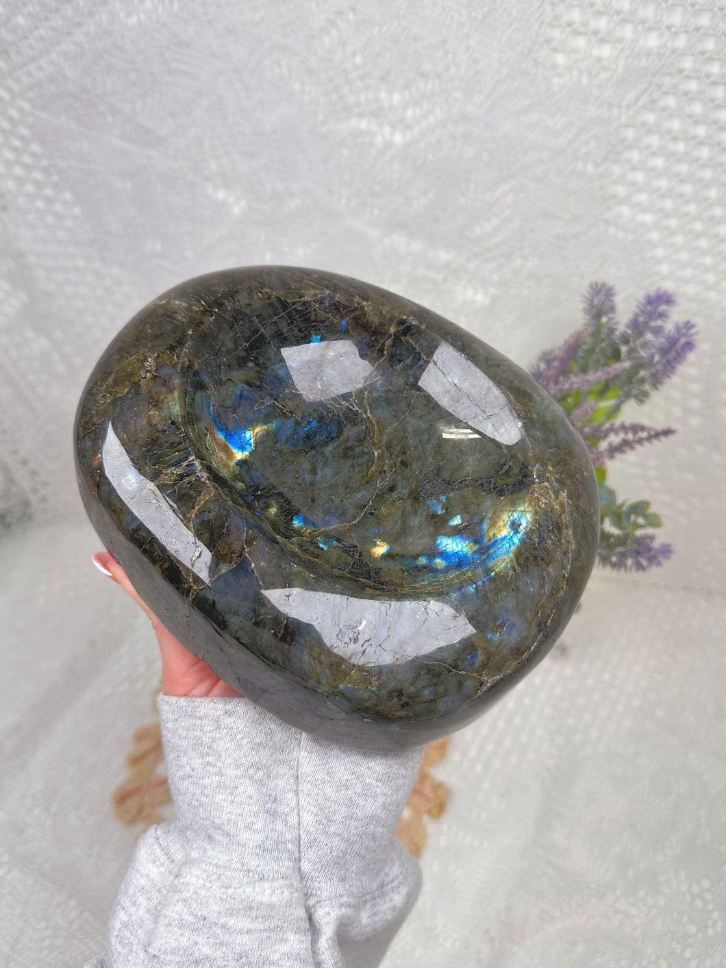 Labradorite bowl