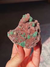Load image into Gallery viewer, Rare druzy quartz with malachite
