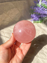 Load image into Gallery viewer, Rose quartz palmstone
