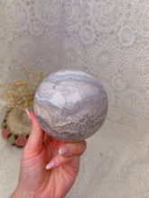 Load image into Gallery viewer, Flower agate sphere
