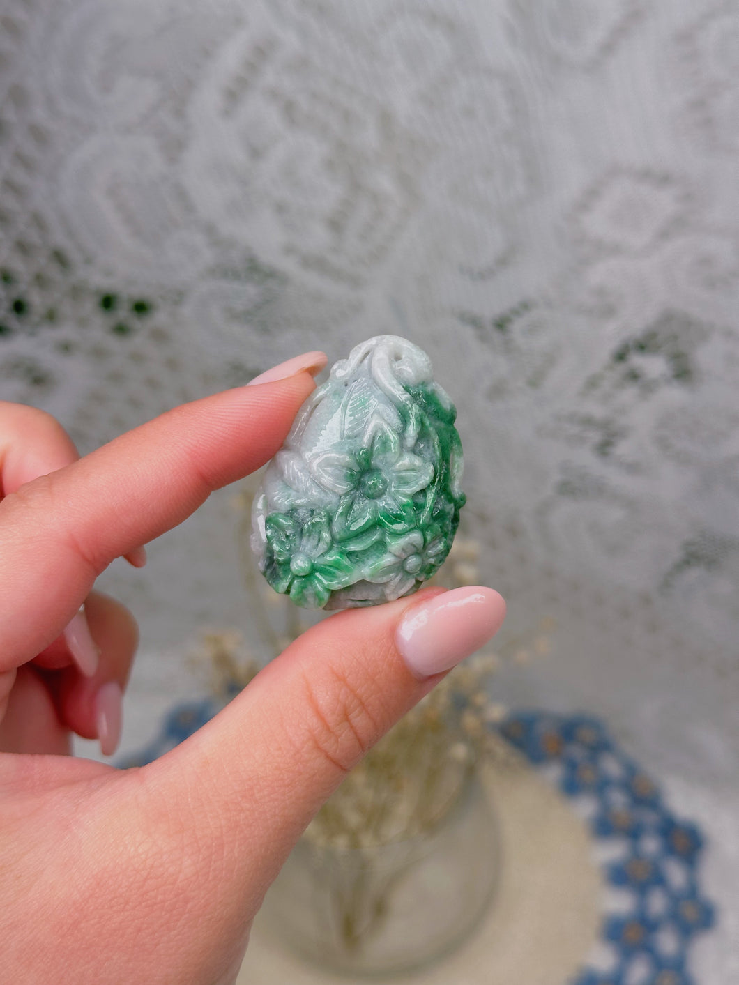 Jade carving (hand carved)