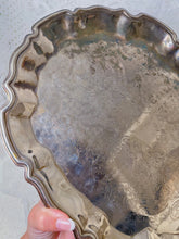 Load image into Gallery viewer, Vintage silver tray
