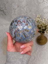 Load image into Gallery viewer, Ocean/sea jasper sphere
