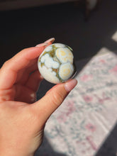 Load image into Gallery viewer, Old stock ocean jasper sphere
