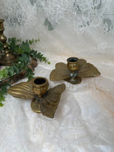Load image into Gallery viewer, Antique brass butterfly stand SET OF 2
