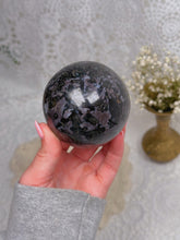 Load image into Gallery viewer, Indigo gabbro sphere
