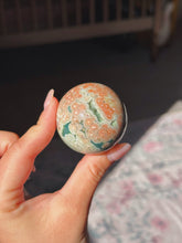 Load image into Gallery viewer, Old stock ocean jasper sphere
