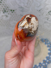 Load image into Gallery viewer, Carnelian &amp; orca agate heart
