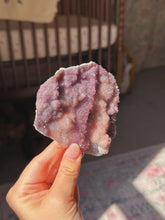 Load image into Gallery viewer, Druzy flower amethyst cluster
