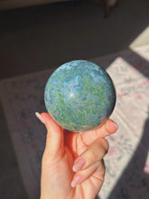 Load image into Gallery viewer, Moss agate sphere
