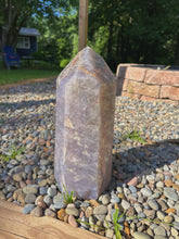 Load image into Gallery viewer, Blurple smoky statement rose quartz (over 24 pounds)
