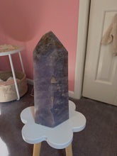 Load image into Gallery viewer, Blurple smoky statement rose quartz (over 24 pounds)
