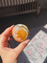 Load image into Gallery viewer, Carnelian x orca agate palmstone
