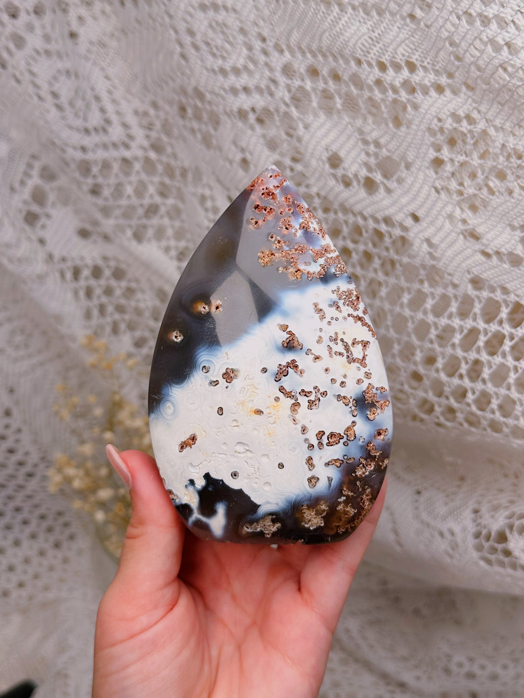 Orca agate flame