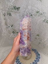 Load image into Gallery viewer, Pink amethyst tower

