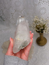 Load image into Gallery viewer, Clear quartz lemurian stand
