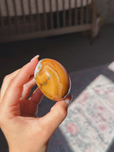 Load image into Gallery viewer, Carnelian x orca agate palmstone
