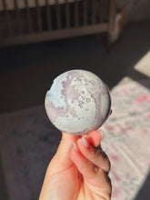 Load image into Gallery viewer, Top quality flower agate sphere
