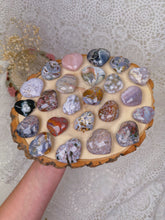 Load image into Gallery viewer, Ocean/sea jasper mini hearts
