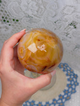 Load image into Gallery viewer, Carnelian sphere
