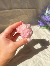 Load image into Gallery viewer, Pink halite cluster
