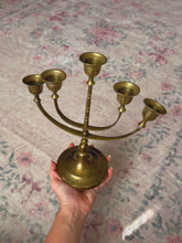 Load image into Gallery viewer, Vintage Multi brass stand (imperfect piece on the end that easily removes)
