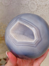 Load image into Gallery viewer, Druzy agate sphere
