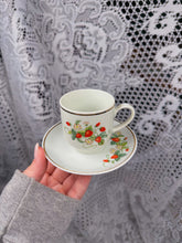 Load image into Gallery viewer, Vintage strawberry tea cup
