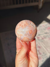 Load image into Gallery viewer, Flower agate sphere (butterfly)
