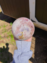 Load image into Gallery viewer, Pink amethyst sphere

