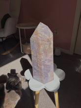 Load image into Gallery viewer, Blurple smoky statement rose quartz (over 24 pounds)
