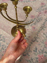 Load image into Gallery viewer, Vintage Multi brass stand (imperfect piece on the end that easily removes)
