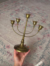 Load image into Gallery viewer, Vintage Multi brass stand (imperfect piece on the end that easily removes)
