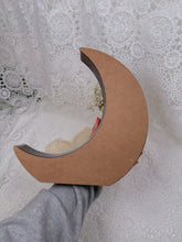 Load image into Gallery viewer, Wooden moon shelf
